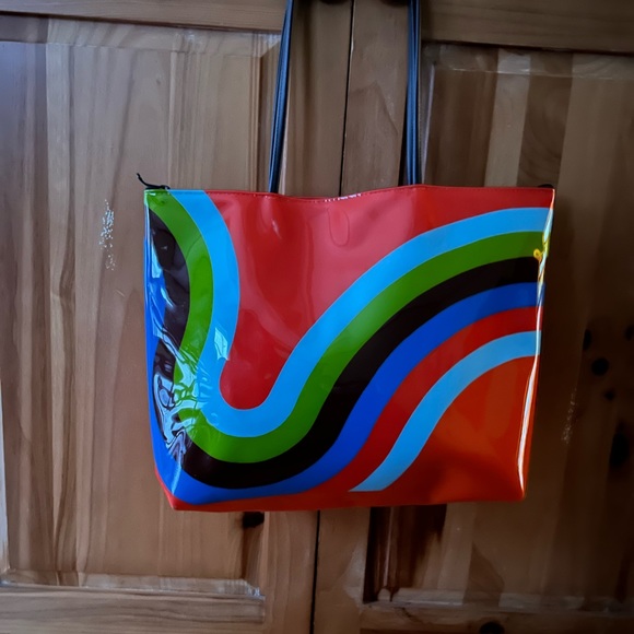 Art Deco Vinyl Tote - Picture 2 of 3